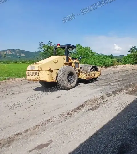 งานถนนคอนกรีตเสริมเหล็ก รับน้ำหนัก 12 ตัน จังหวัดสระบุรี